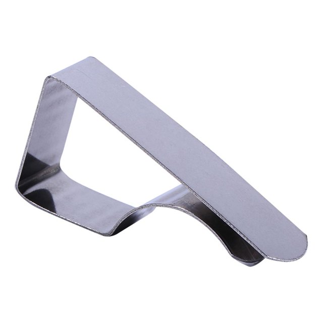 Abrazaderas ajustables para mantel de mesa, de acero inoxidable, estilo europeo, para fiesta en casa, Picnic