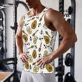 thumbnail image 5 of Fuzoiu Honey Print Men's Workout Tank Tops,Sleeveless Gym Shirt Quick Dry,Fitness Bodybuilding T-Shirt,Muscle Athletic Workout Tee-4X-Large, 5 of 7