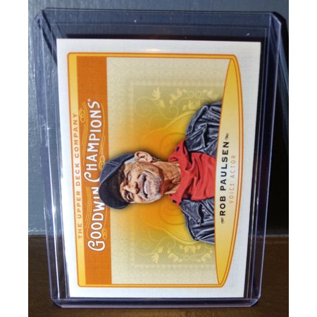 En Oferta 2019 Upper Deck Goodwin Champions Rob Paulsen #83 Voice Actor Trading Card