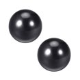 thumbnail image 1 of Unique Bargains 2 Pcs Thermoset Ball Knob M12 Female Threaded Machine Handle 40mm Diameter Smooth Rim Black, 1 of 2