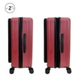 thumbnail image 6 of iFLY Hardside Quantum 28" Large Checked Top Opening Luggage, Burgundy, 6 of 8