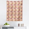 thumbnail image 1 of Dessert Tapestry, Pattern with Fruity and Chocolate Cakes on the Colorful Dotted Background, Fabric Wall Hanging Decor for Bedroom Living Room Dorm, 5 Sizes, Multicolor, by Ambesonne, 1 of 1