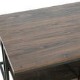 thumbnail image 5 of Evelyn&Zoe Pike 45" Wide Rectangular Coffee Table, Blackened Bronze/Alder Brown, 5 of 5