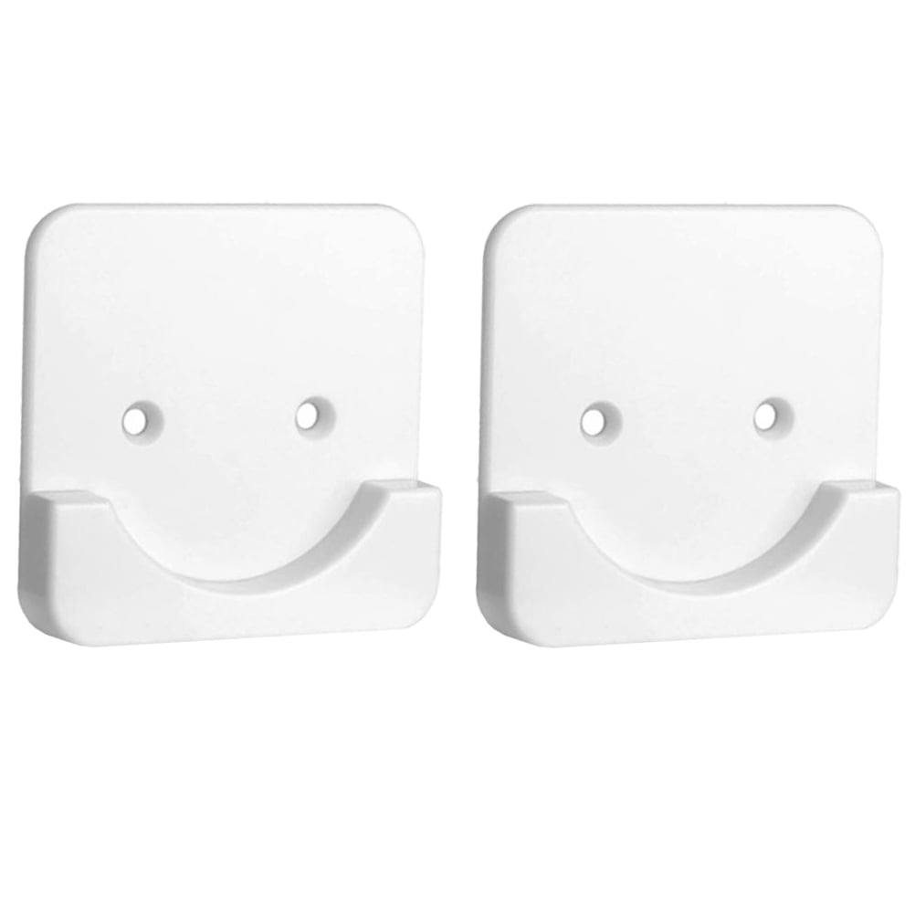 Hemoton Rod Curtain Holder Shower Adhesive Retainer Brackets Stick