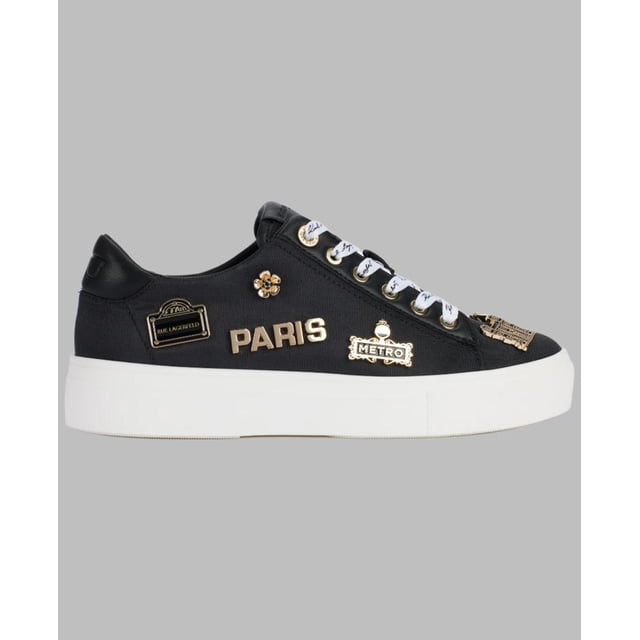 Tenis Karl Lagerfeld Casual Para Mujer Sneakers Negro