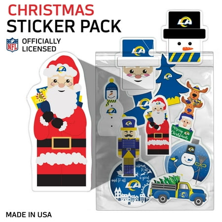 Los Angeles Rams Holiday Sticker Set