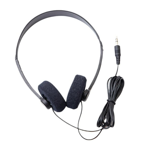 Foam Over-Ear Retro Headphones - Lightweight Wired Stereo Headset with Noise Reduction