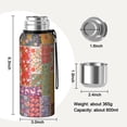 thumbnail image 7 of 20 Oz Pioneer Flower Coffee Tumbler Double Wall Insulated Stainless Steel Water Bottle | Metal Reusable Thermoses Flask with Cup Cap | Leak & Sweat Proof with Anti-Dust Lid, 7 of 7
