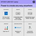 thumbnail image 3 of HP ENVY 15.6" FHD Touch x360 2-in-1 Convertible Laptop, Intel Core i7-1355U, 12GB RAM, 512GB SSD, Mineral Silver, Windows 11 Home, 15-ew1082wm, 3 of 14