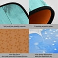 thumbnail image 2 of Teal Kitchen Rugs and Mats 2 Piece Non Slip Washable Turquoise Runner Rug Set for Floor Sunflower Kitchen Decor and Accessories, 2 of 6