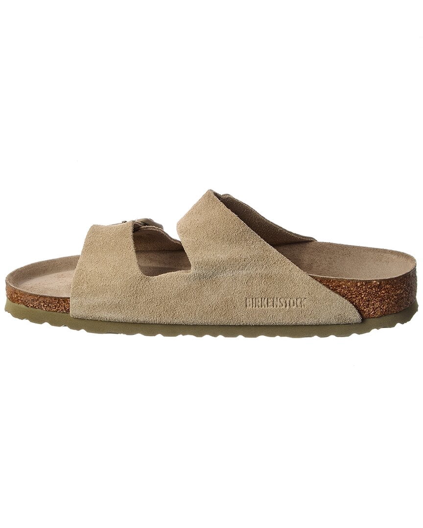 Birkenstock Arizona BS Narrow Suede Sandal, 43, Green