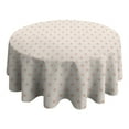 thumbnail image 4 of Fashionable Round Tablecloth 60x60in(153x153cm) – Waterproof Polyester Table Cover with Full Print Design, Wrinkle Resistant & Washable for Kitchen Dining Party Decor, 4 of 6