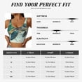 thumbnail image 5 of Uemuo Watercolor Turtle1 Pattern Women's Sports Bra - High Impact Support, Breathable, and Comfortable Athletic Bra for Running, Yoga, and Workouts, 5 of 9