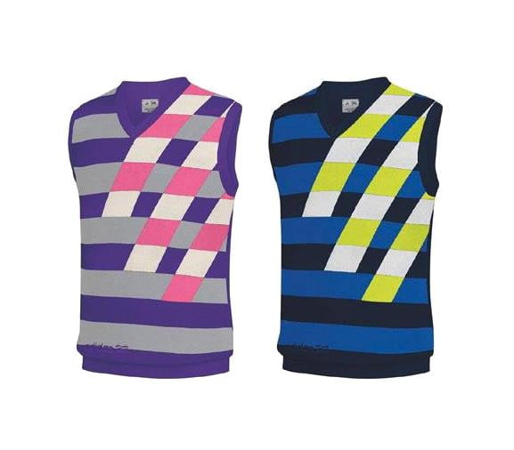 graphic sweater vest