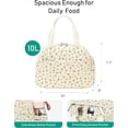 thumbnail image 3 of AO ALI VICTORY Lunch Box Lunch Bag Insulated Lunchbox Cute Reusable Lunch Tote bags for School Work Picnic for Kids Girls Women（Beige Floral）, 3 of 8