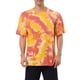 thumbnail image 1 of Camisetas de hombre INSPIRE CHIC para el Día del Padre, de manga corta, camiseta de verano con estampado de teñido anudado, camisetas impresas hip hop, talla L, color naranja, 1 of 6