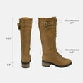 thumbnail image 3 of DREAM PAIRS Women's Pu Knee High Riding Combat Boots, 3 of 4
