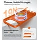 thumbnail image 4 of Funda para teléfono TORRAS 17 Pro Max Magnetic Slim, ultrafina, naranja, 4 of 8