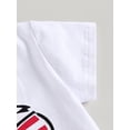 thumbnail image 6 of Bagilaanoe 4th of July Clothes for Toddler Baby Boys Short Sleeve Print T-shirt Tops + Shorts 3M 6M 12M 18M 24M 3T Kids Independence Day Outfits 2pcs Short Pants Set, 6 of 8