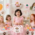thumbnail image 5 of Freecat 42PCS Princess Tea Party Set for Little Girls, Pretend Play Toys for Girl 3-6 Years, Pink Dog Christmas Birthday Gift for Toddler Girls., 5 of 7