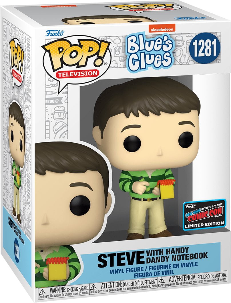FunkoPop！69 BLUE SNAGGLE TOOTH 限定版 Steve Burns Blue's Clues #1281 Exclusive Signed Funko Pop