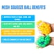 thumbnail image 4 of Juguete inquieto Squishy Balls KELZ KIDZ, malla duradera, paquete de 4 unidades de regalo, 4 of 6