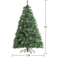 thumbnail image 4 of Arlopu 6FT Pre-lit Artificial Christmas Tree, Prelighted Xmas Tree with 550 Branches & 250 Warm & White Lights, Home Holiday Decor, 4 of 10