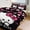 79"×90", variant on Cartoon Hello Animal Kitty 3-Piece Bed Sheets Warm Kawaii Bedding Set Cute Soft Bedclothes for Boys Girls