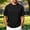 Black, variant on Men Rivet Short Sleeve T-Shirt, Crew Neck Raglan Seam Loose Fit Elastic Solid Casual Summer Top Big & Tall Size M-5XL White