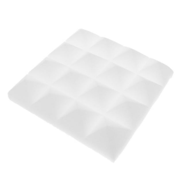 Paneles de pared con cuña de aislamiento acústico de espuma acústica para piezas de equipos de audio Blanco