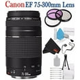 thumbnail image 2 of Canon EF 75-300 mm f/4-5.6 III Teleobjetivo con zoom Kit de filtros de 58 mm 3 piezas, 2 of 3