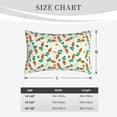 thumbnail image 4 of Zufioo Cute Carrot Print Double-sided Plush Pillow Cover,Decorative Pillow Protector without Pillow Core, Suitable for Sofa, Bedroom, Car-16"x24", 4 of 6
