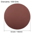 thumbnail image 2 of Uxcell 1500 Grits Sanding Discs Hook and Loop Wet Dry Sandpaper Sander Aluminum Brown 20pcs, 2 of 6