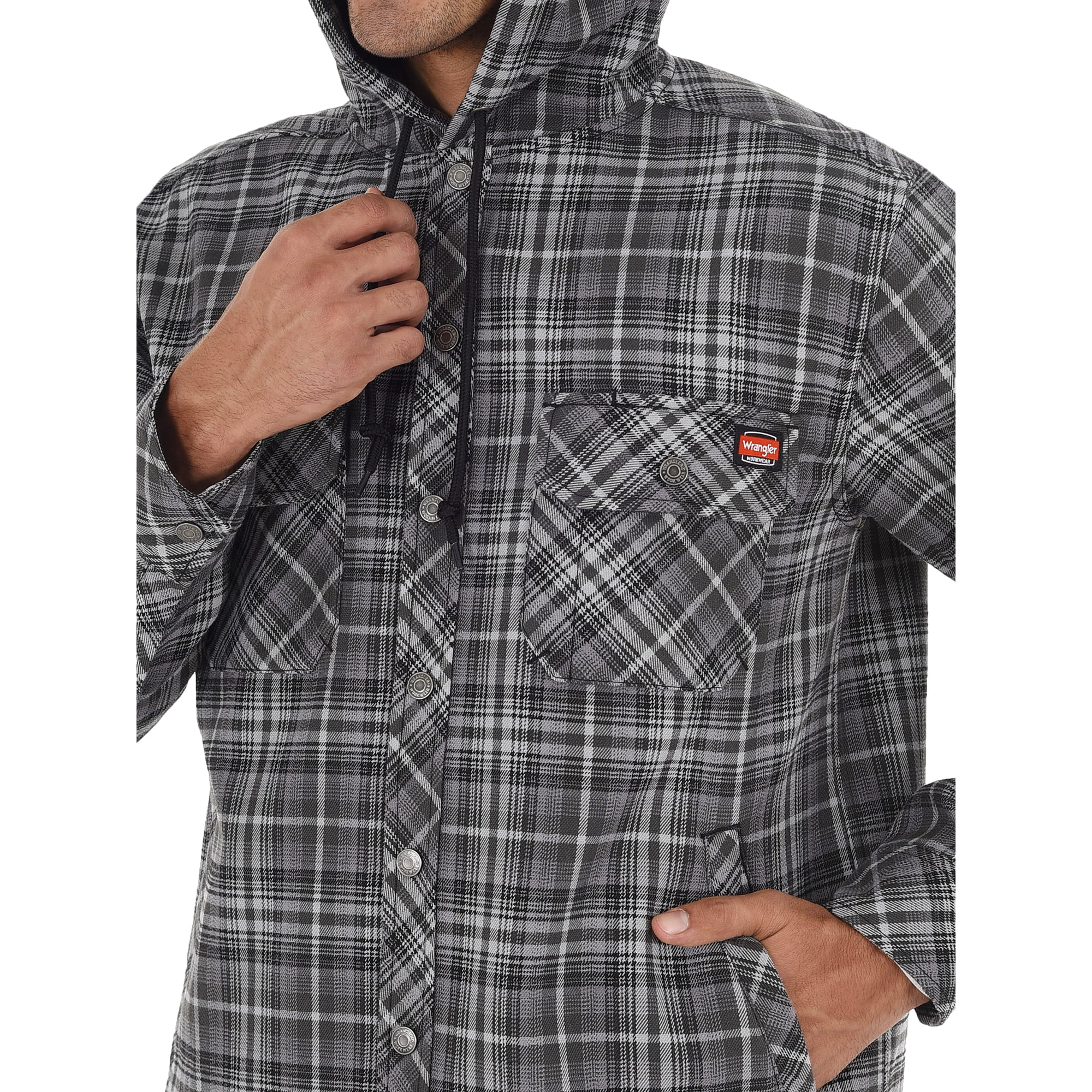 wrangler essential shirt jacket