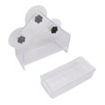 thumbnail image 1 of Bird Feeder, Transparent Window Bird Feeder Attractive Lightweight Support Different Food Detachable Tray  For Robins For Home For Goldfinches, 1 of 8