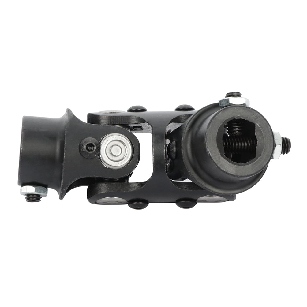 ECCPP Double 3/4" DD X 3/4" DD Universal Steering U-Joint Shaft Black