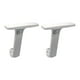 thumbnail image 2 of 2x Reposabrazos para silla de oficina Accesorios Reposabrazos Fácil de instalar Conveniente para la mayoría de para juegos Blanco shamjiam Reposabrazos de repuesto, 2 of 8