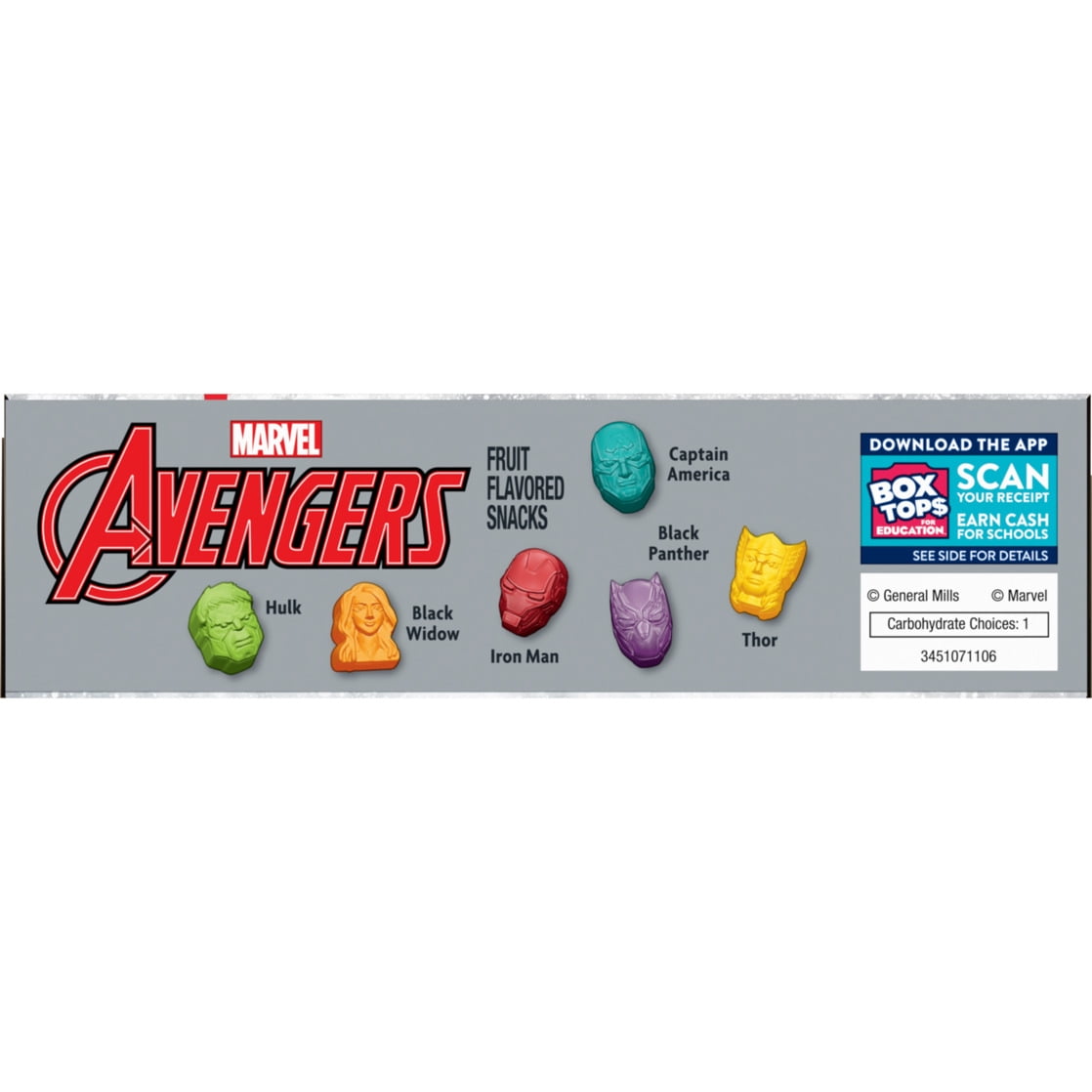 (8 pack) Marvel Avengers Fruit Flavored Snacks, Treat Pouches, Gluten Free Snack, 10 Ct, 8 oz