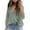 Green, variant on Button Shirts for Womens V Neck Crochet Lace Tops Elegant Casual Loose Long Sleeve Shirts Plus Size Chiffon Blouses Pullover