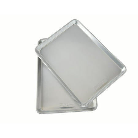 Nordicware Natural Aluminum Commercial Baker s Half Sheet (2 Pack)  Silver