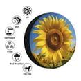 thumbnail image 4 of Xecao Sky Golden Sunflower Field A for Tire Covers,Wheel Tire Cover Waterproof, Dust-Proof, And Universally Fitting for Cars,Trailers, SUVs-16 inch, 4 of 6