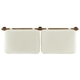 thumbnail image 5 of Headboard, Queen, Walnut Brown, Fabric, Hotel Bedroom, Modern Contemporary, HB38234, 5 of 8