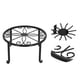 thumbnail image 4 of Soporte Para Plantas Antioxidante Negro, Estante Para Macetas De Una Sola Capa Resistente Al óxido, Antideslizante Y Estable Para Pisos, Terrazas, Césped Y Jardines ANGGREK Otros, 4 of 8