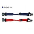 thumbnail image 4 of Paracord Survival Bracelet Fire Starter, Compass Whistle, SOS Led Light Green or Black, 4 of 12