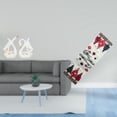 thumbnail image 2 of Elegantes estatuas de cisnes de cerámica y camino de mesa navideño con bufanda para tocador, ideales para decorar armarios durante las fiestas de, 2 of 8