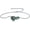 Emerald, variant on Dragon Bracelet for Women 925 Sterling Silver Dragon with Heart Cut Birthstone Link Bracelet