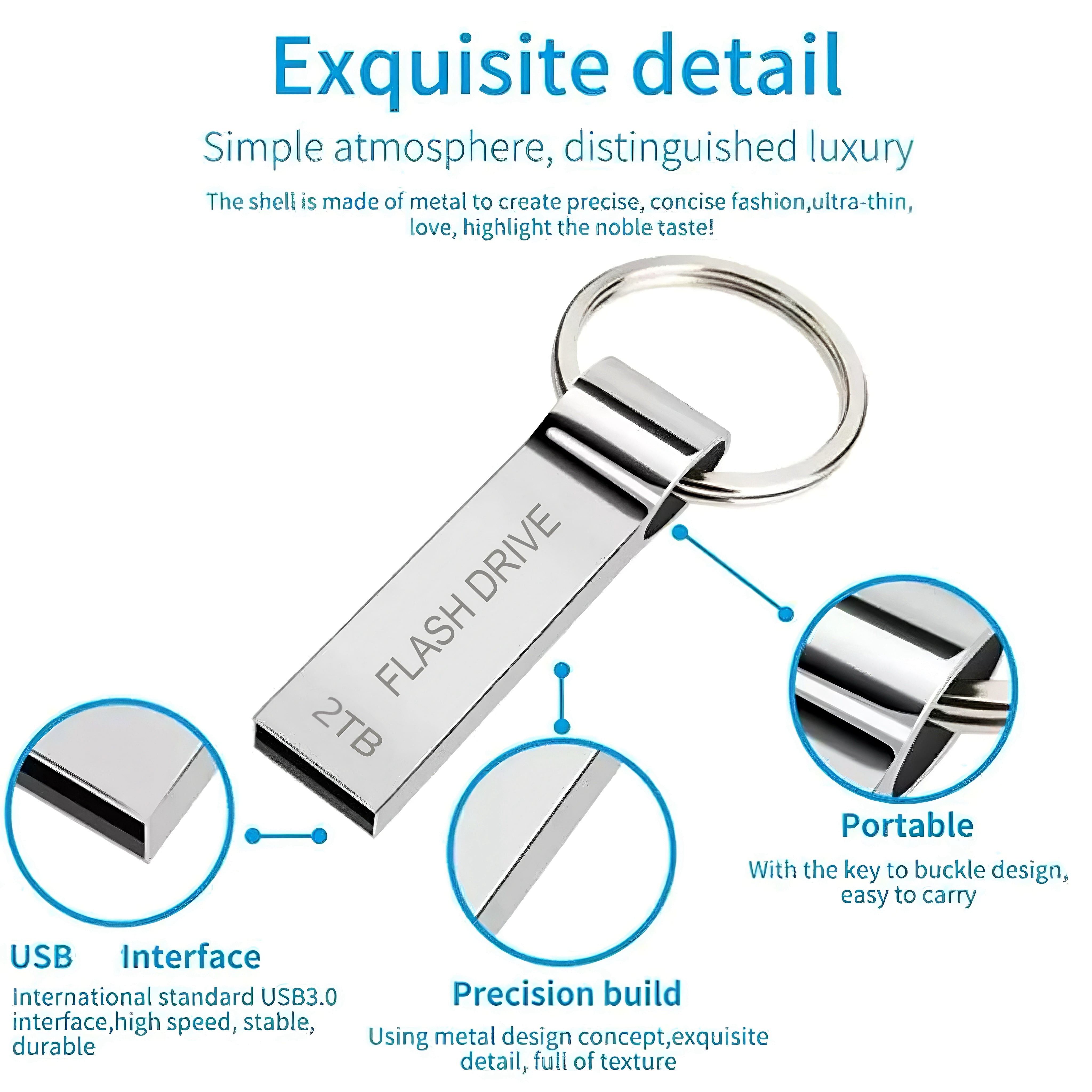 USB Flash Drive 2T/1864G Thumb Drives Memory Stick Jump Drive for Storage and Backup