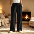 thumbnail image 6 of FchengtaiS Womens Sherpa Fleece Pajama Pants Soft Fuzzy Plush Pj Bottoms Winter Warm Sleep Pant with Pocket Loungewear, 6 of 6