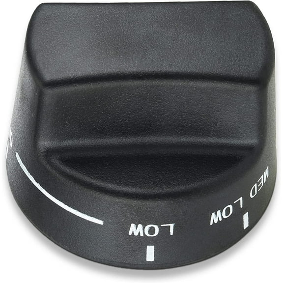 Whole Parts Replacement Knob (Black) Part # PA010122 - Replacement & Compatible with Some Viking VGRC, IC, RT Grill
