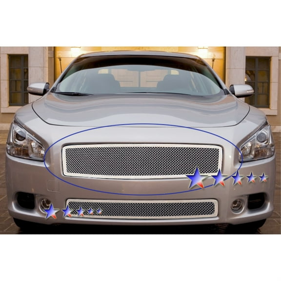 2009-2014 Nissan Maxima Stainless Steel Polished Finish 1.8 Mm Wire Mesh Mesh Grille